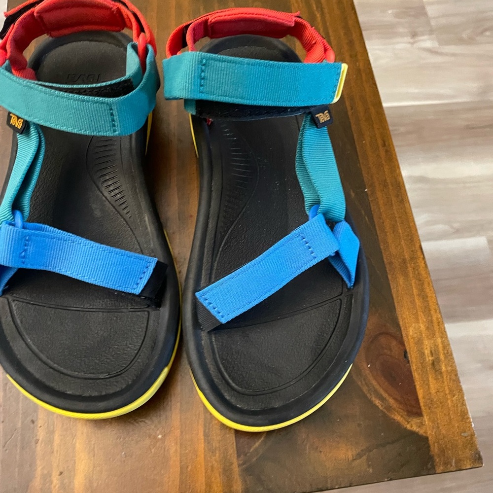 Teva Adventure Sandals Blue and Red